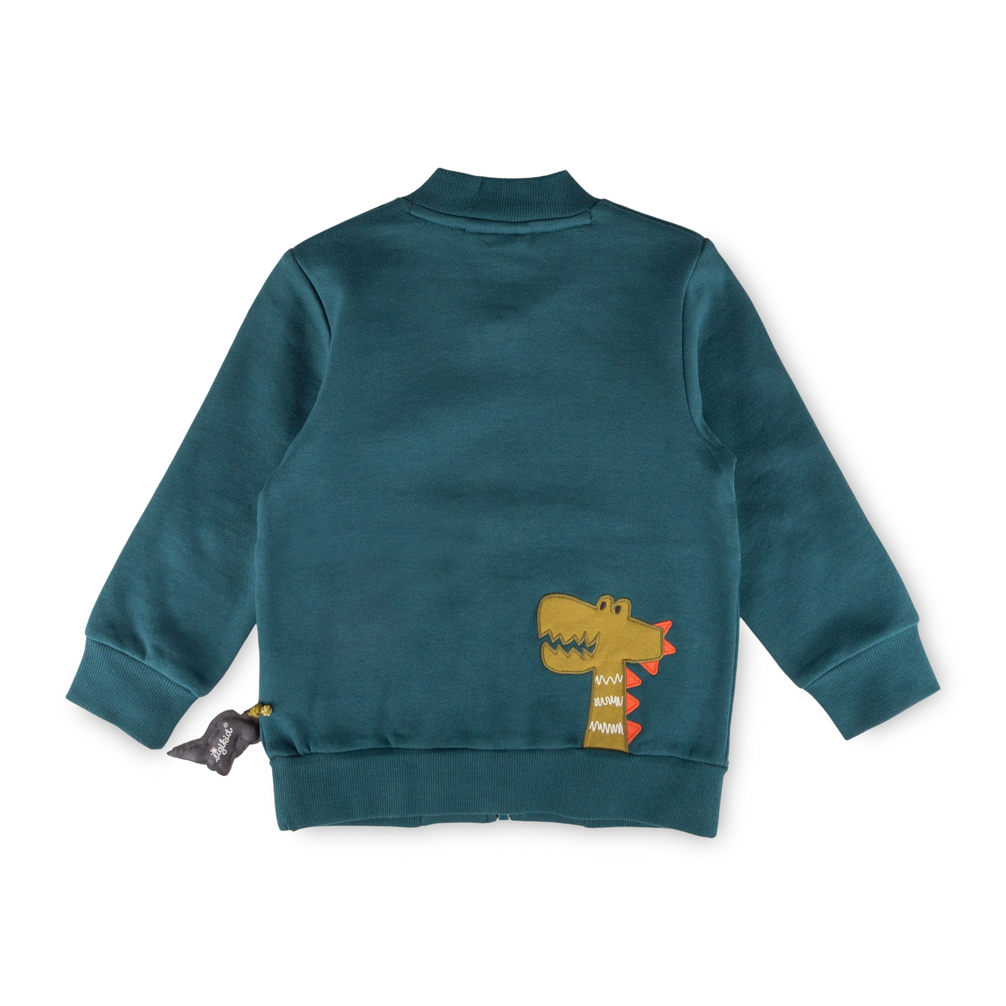 Children's sweat jacket, dino on the back, Dino Fun
