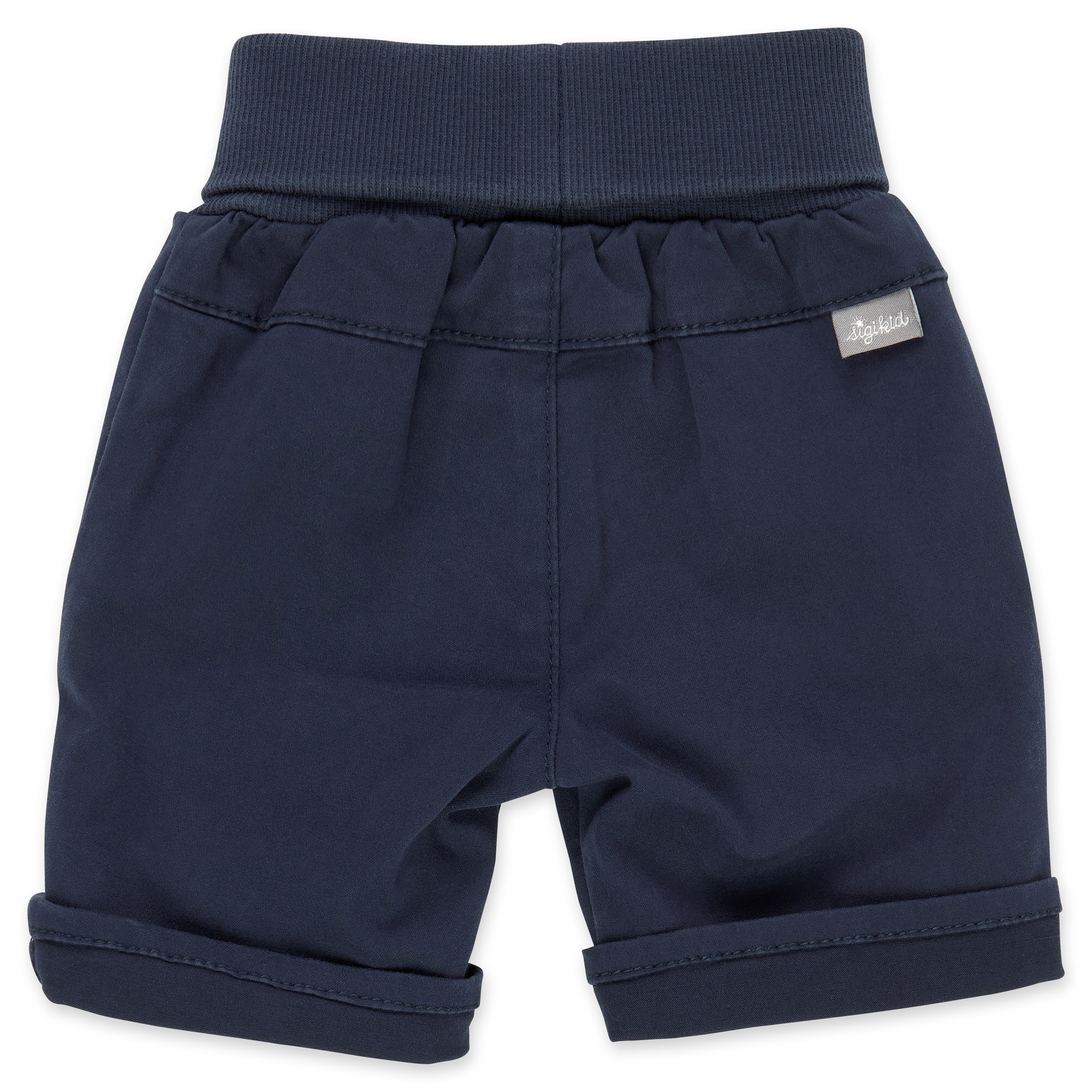 Baby gabardine bermuda shorts, navy