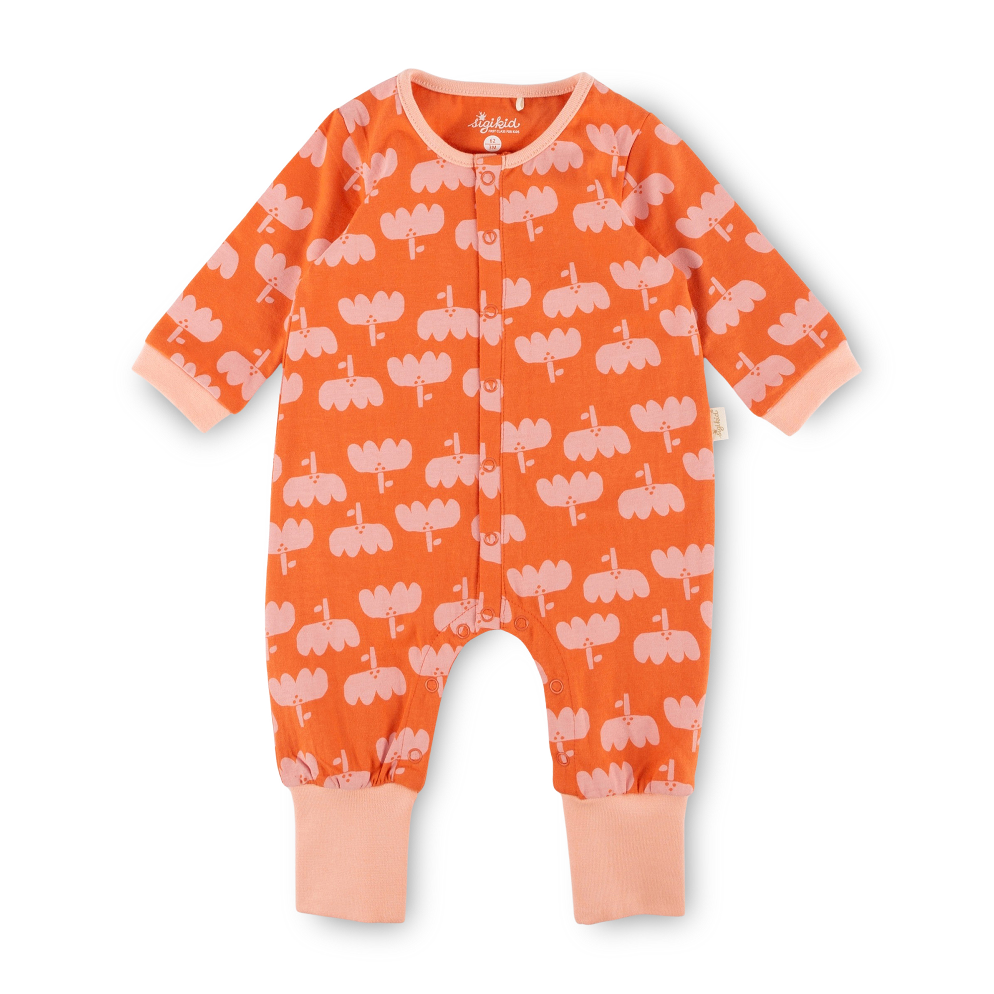 Baby long sleeve romper sleepsuit flower print Baby long sleeve romper sleepsuit flower print