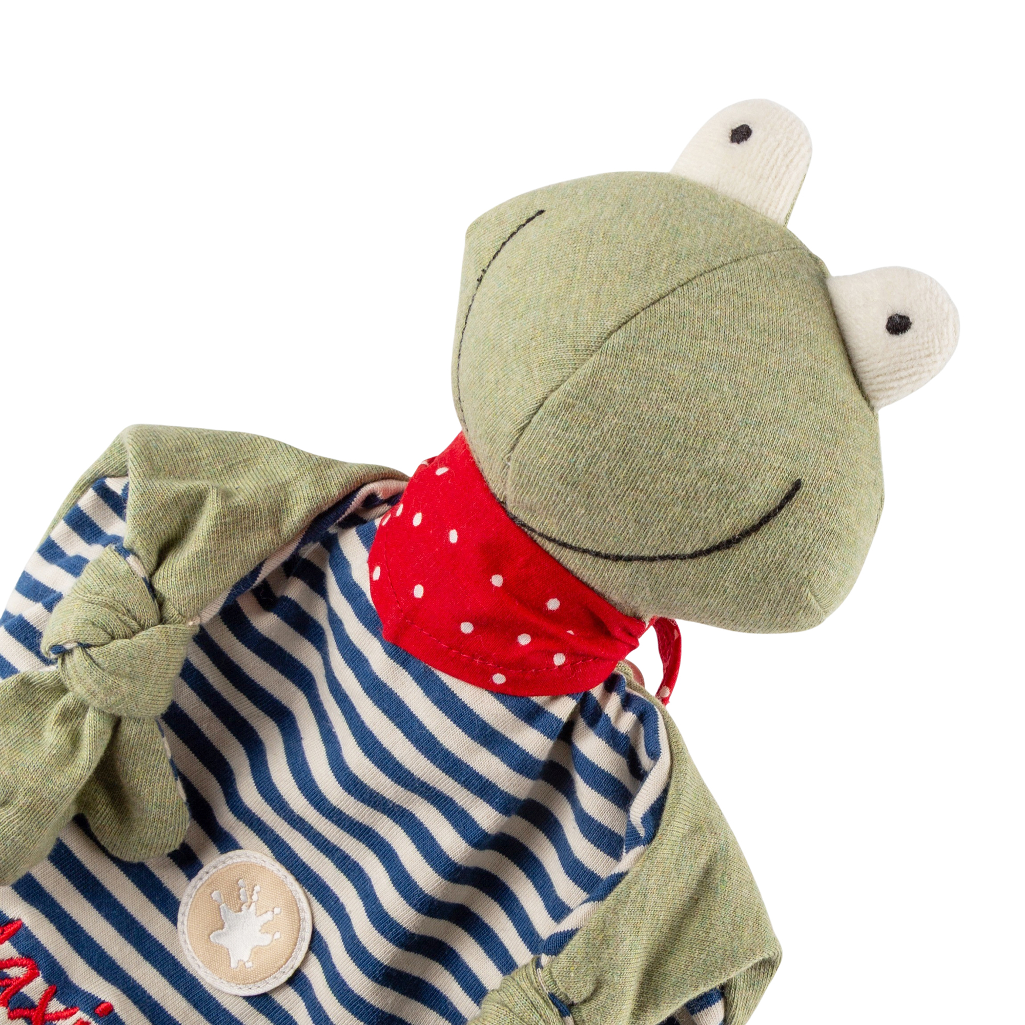 Namensschnuffeltuch Frosch, Green Collection Namensschnuffeltuch Frosch, Green Collection