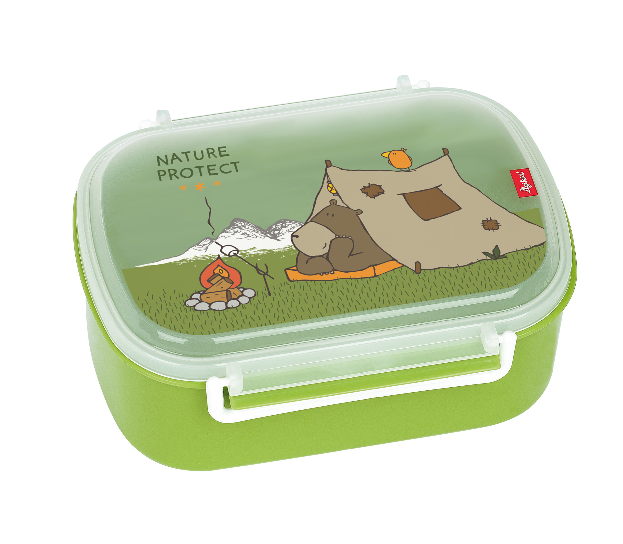 Lunch Box Forest Grizzly bear for children