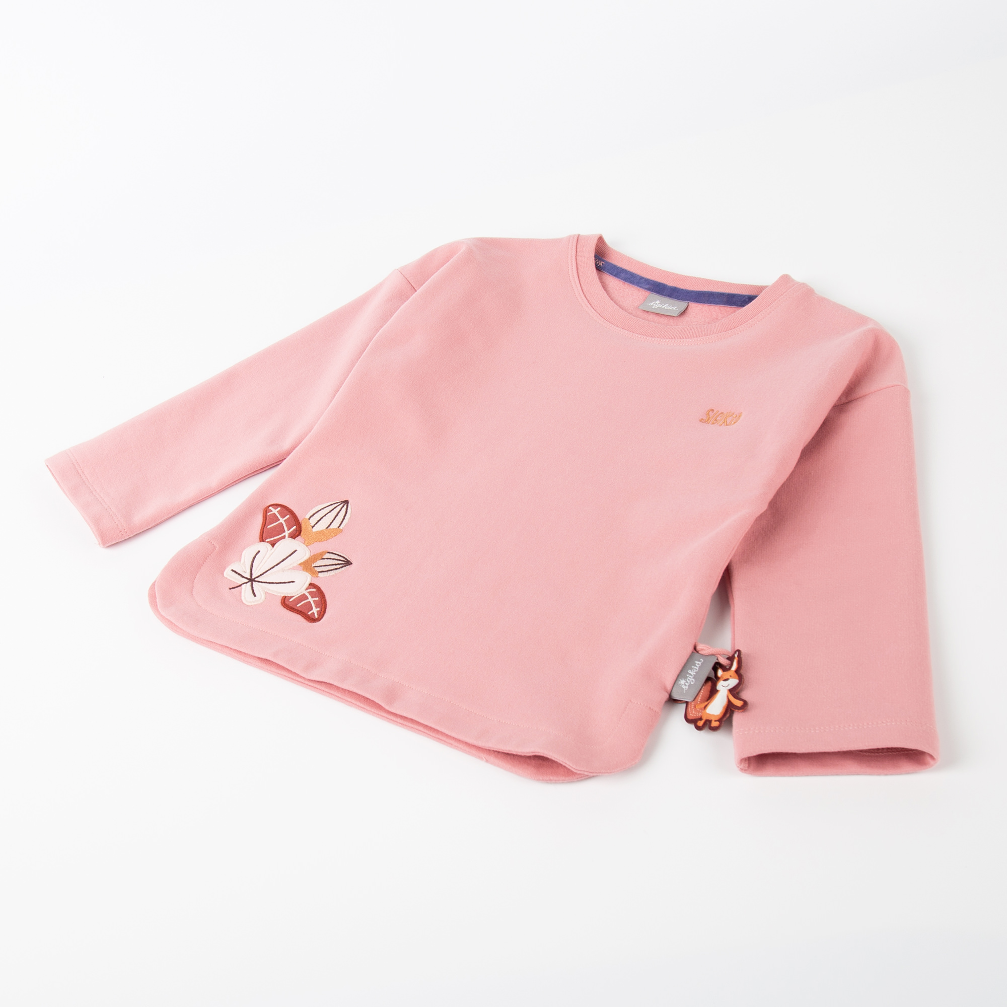 Pink children's sweatshirt Autumn Forest