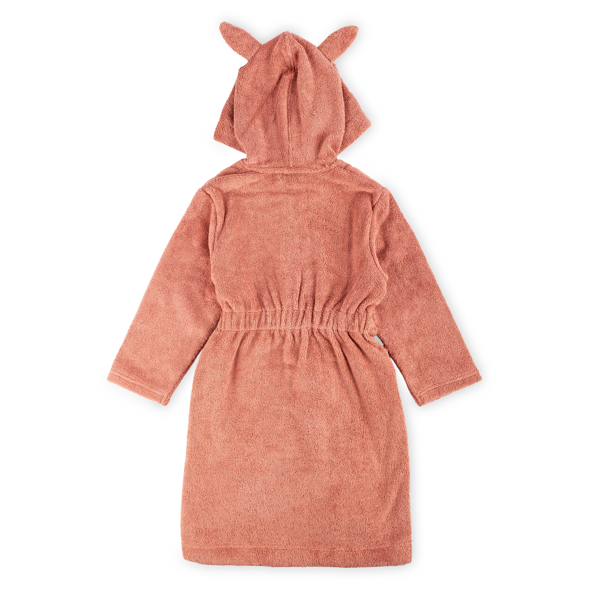 Girls' bunny bath robe, hooded