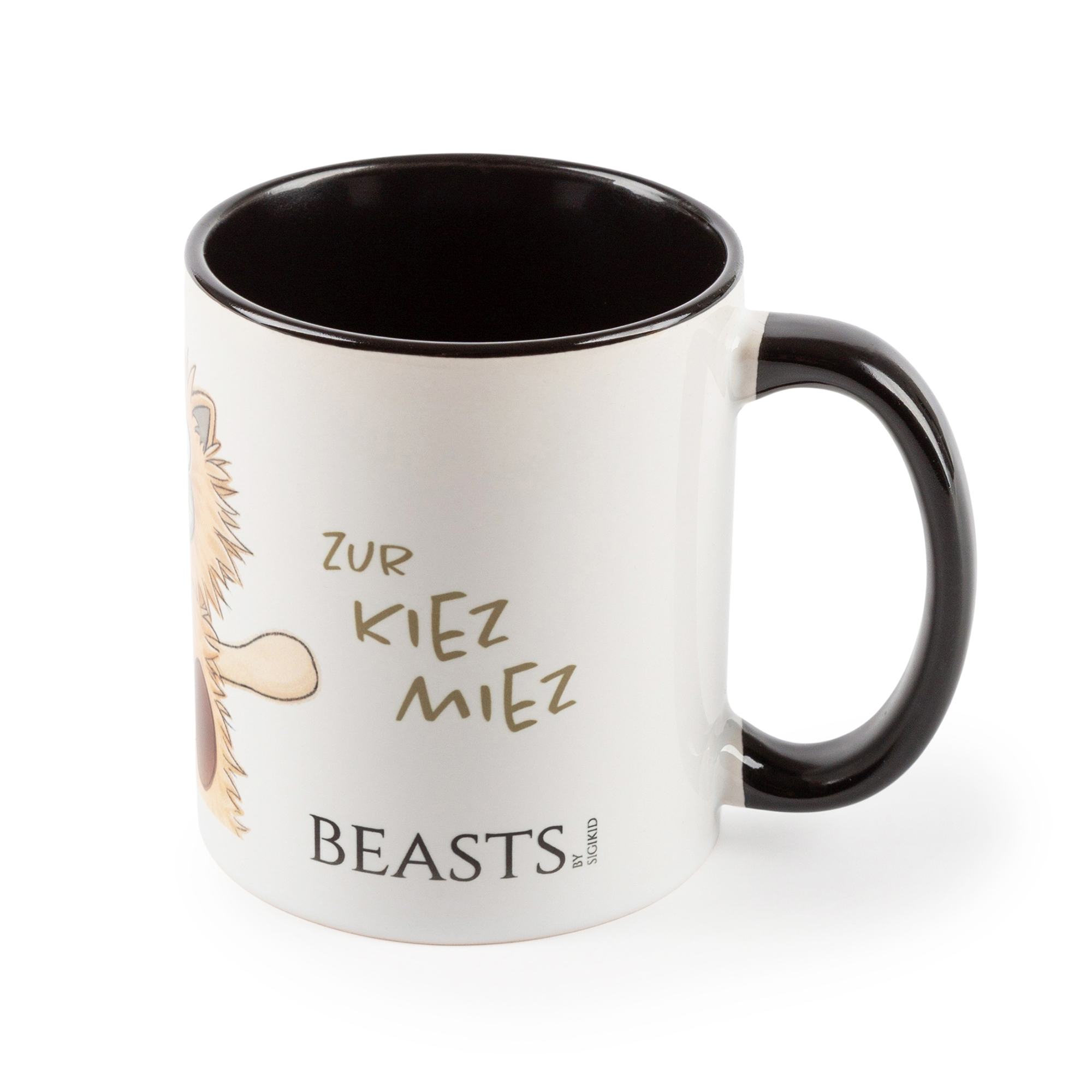 Coffee mug cat Kiez Miez, Beasts