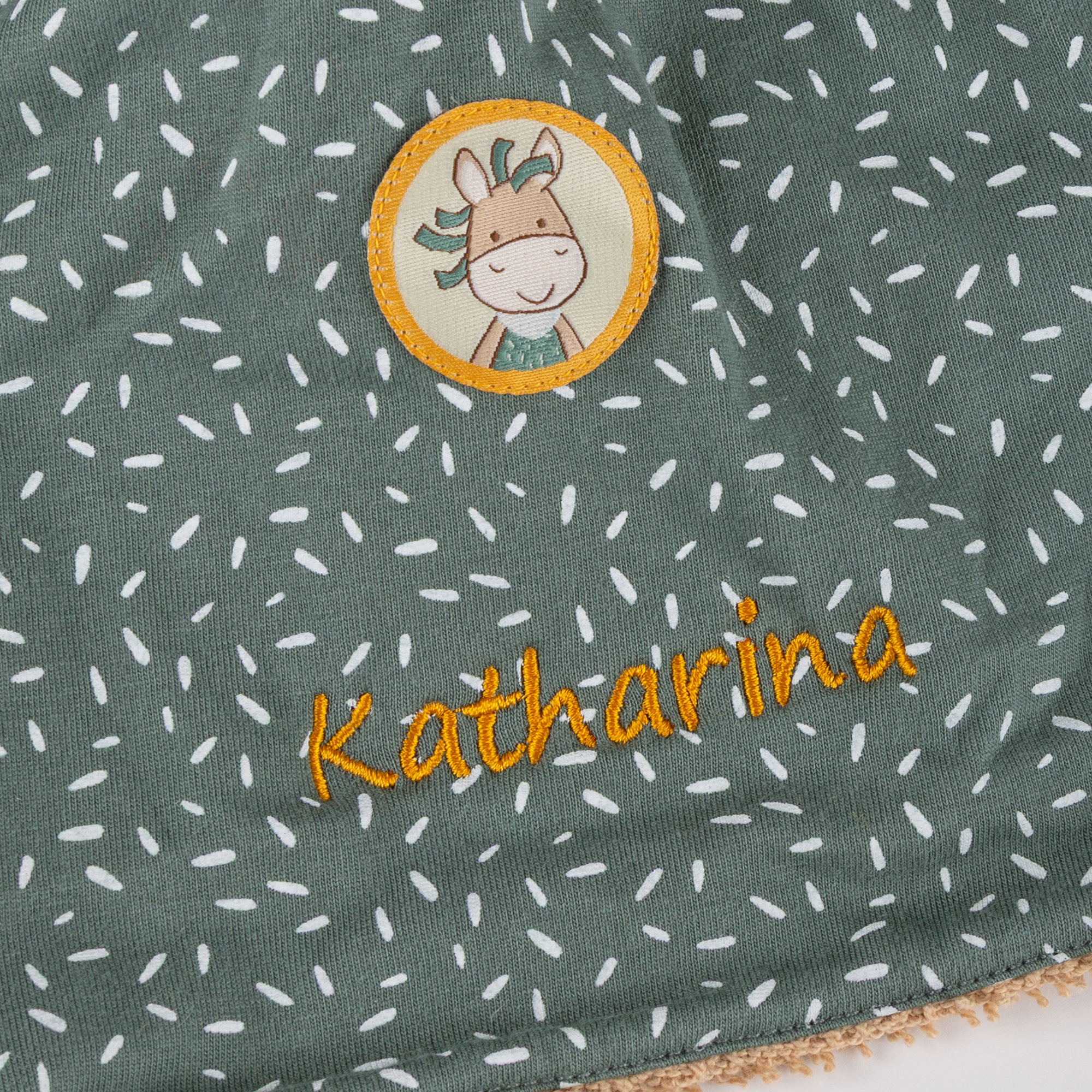 Baby comforter Pony Wiwi Wiha, name embroidery Baby comforter Pony Wiwi Wiha, name embroidery