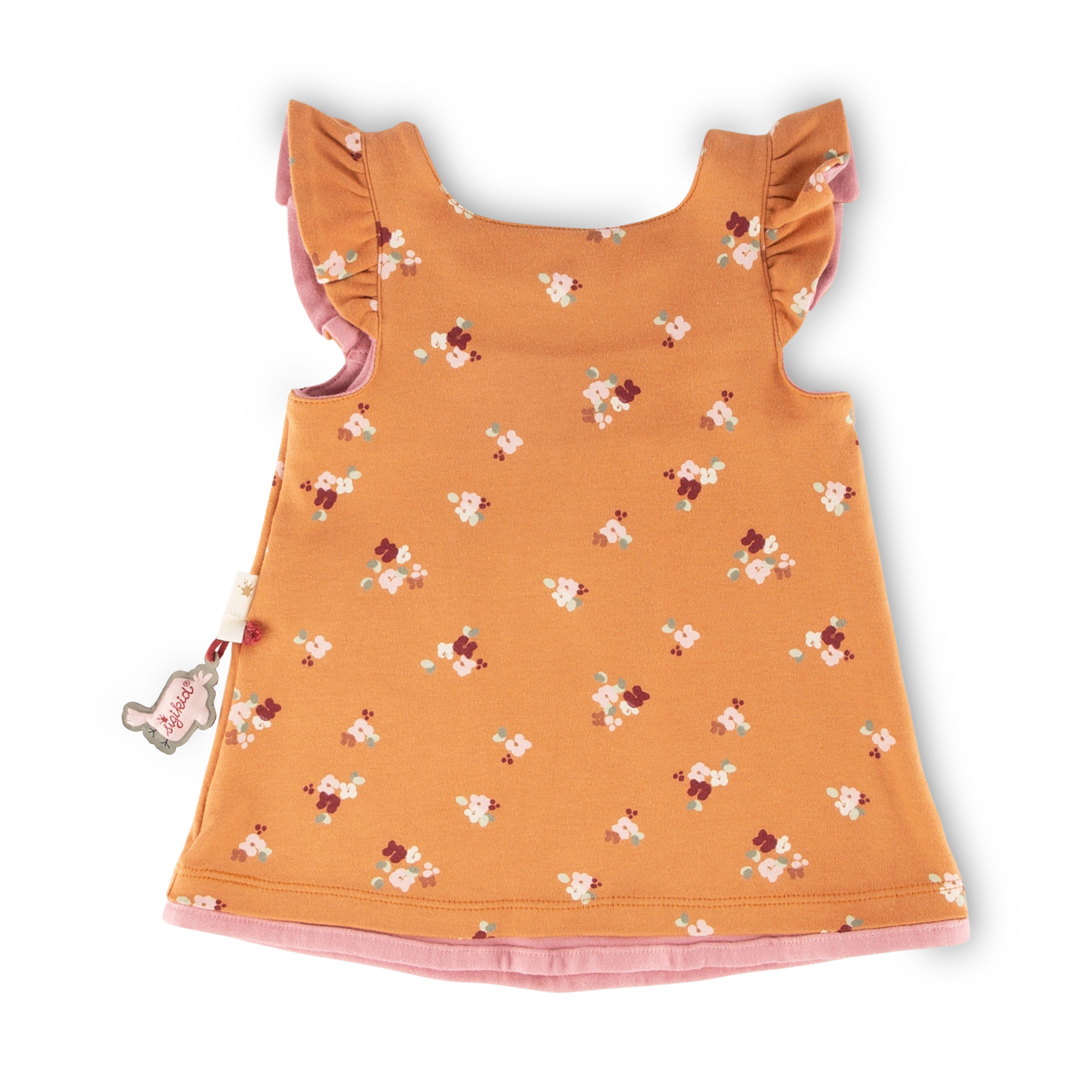 Baby Wendekleid, Blümchen Print und rosa