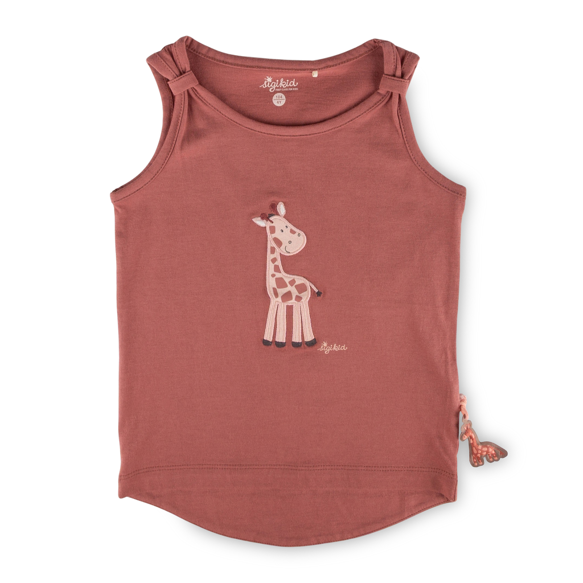 Sleeveless children's top Giraffe, Savanne