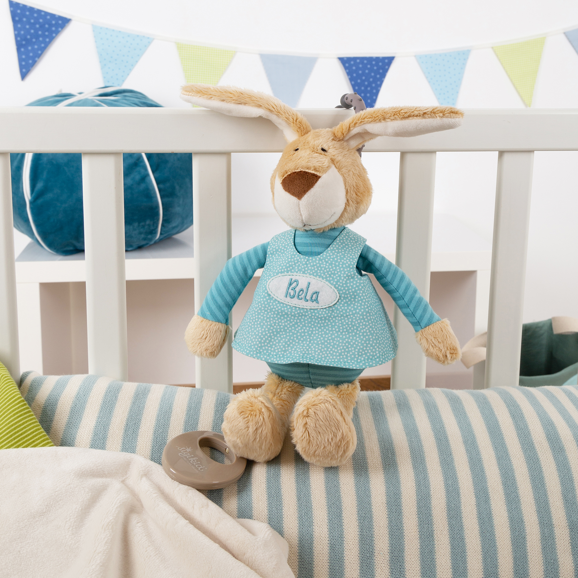 Personalised musical soft toy bunny Personalised musical soft toy bunny