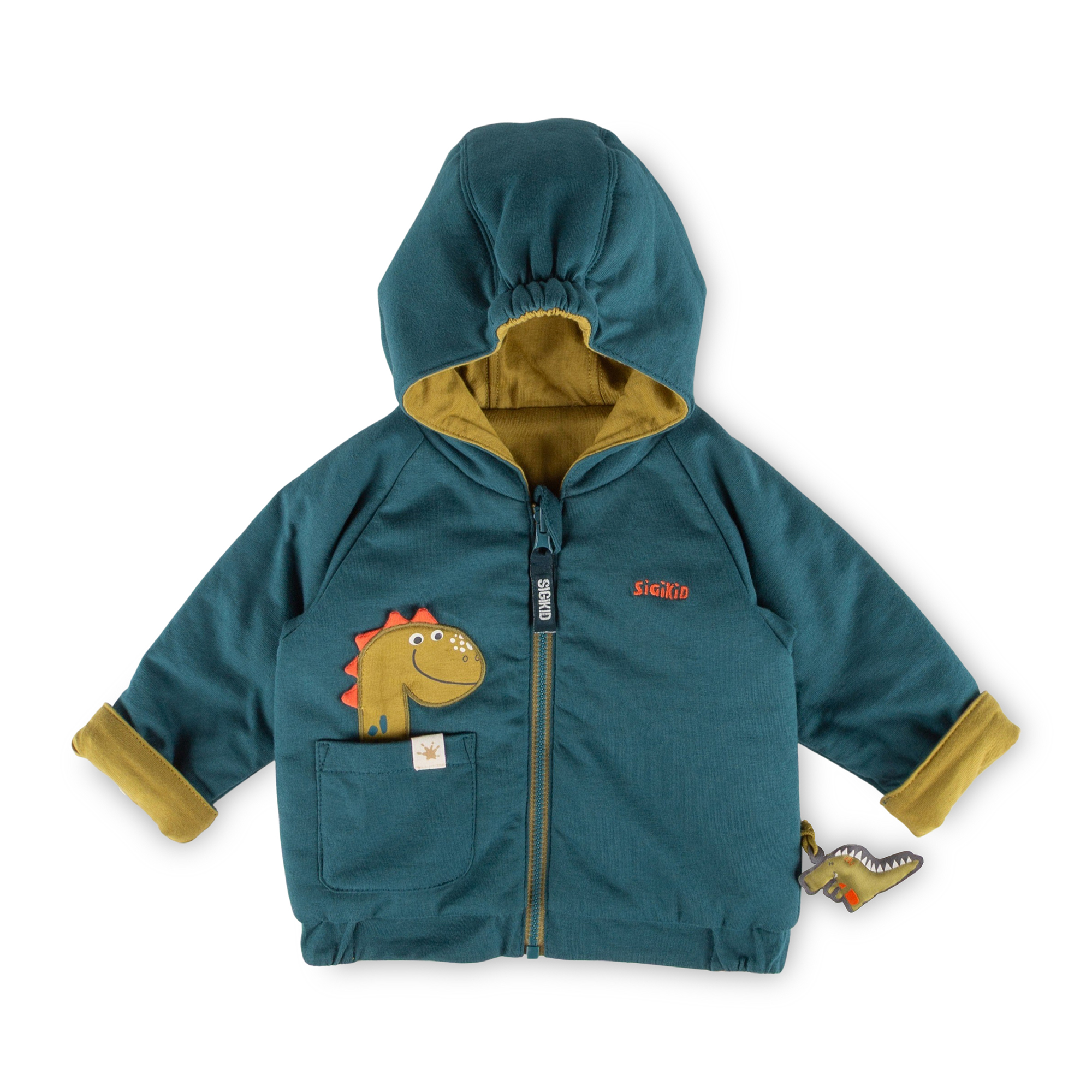 Baby Wendejacke mit Kapuze, Dino Fun