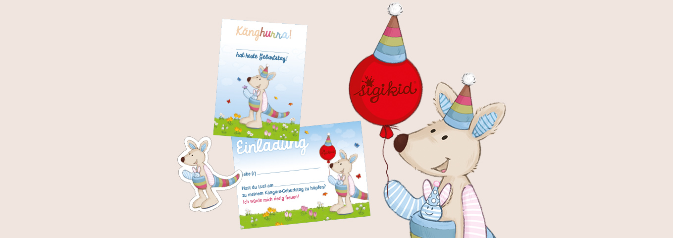 Känguru Motto Kindergeburtstag