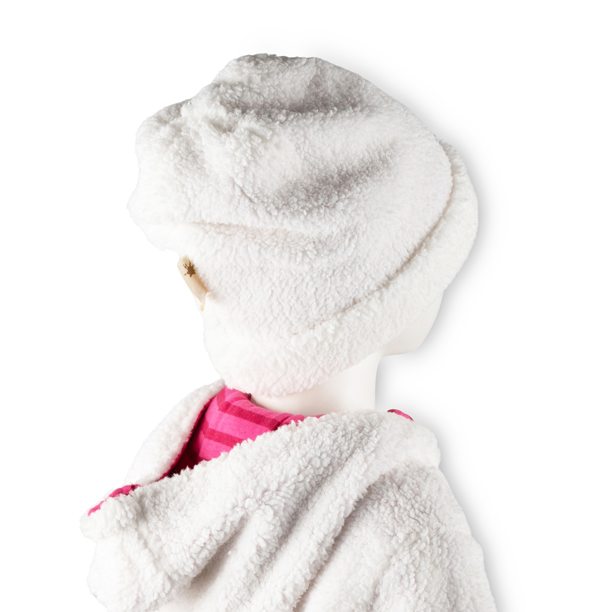 Teddy fleece hat for children, lined, Crazy Llama Teddy fleece hat for children, lined, Crazy Llama