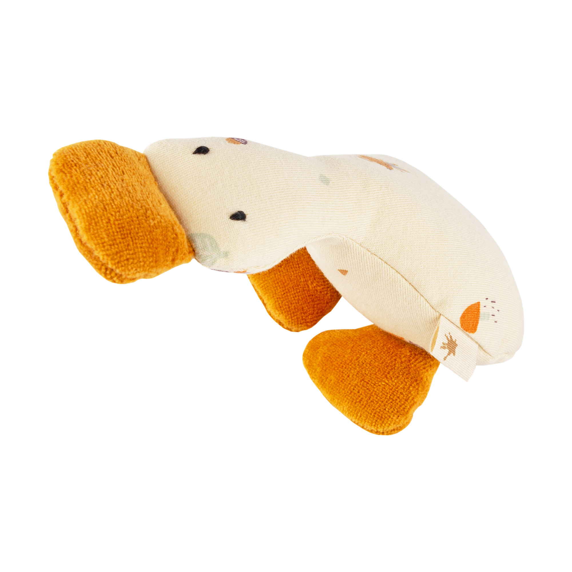 Baby rattle grasp soft toy goose, sigibaby