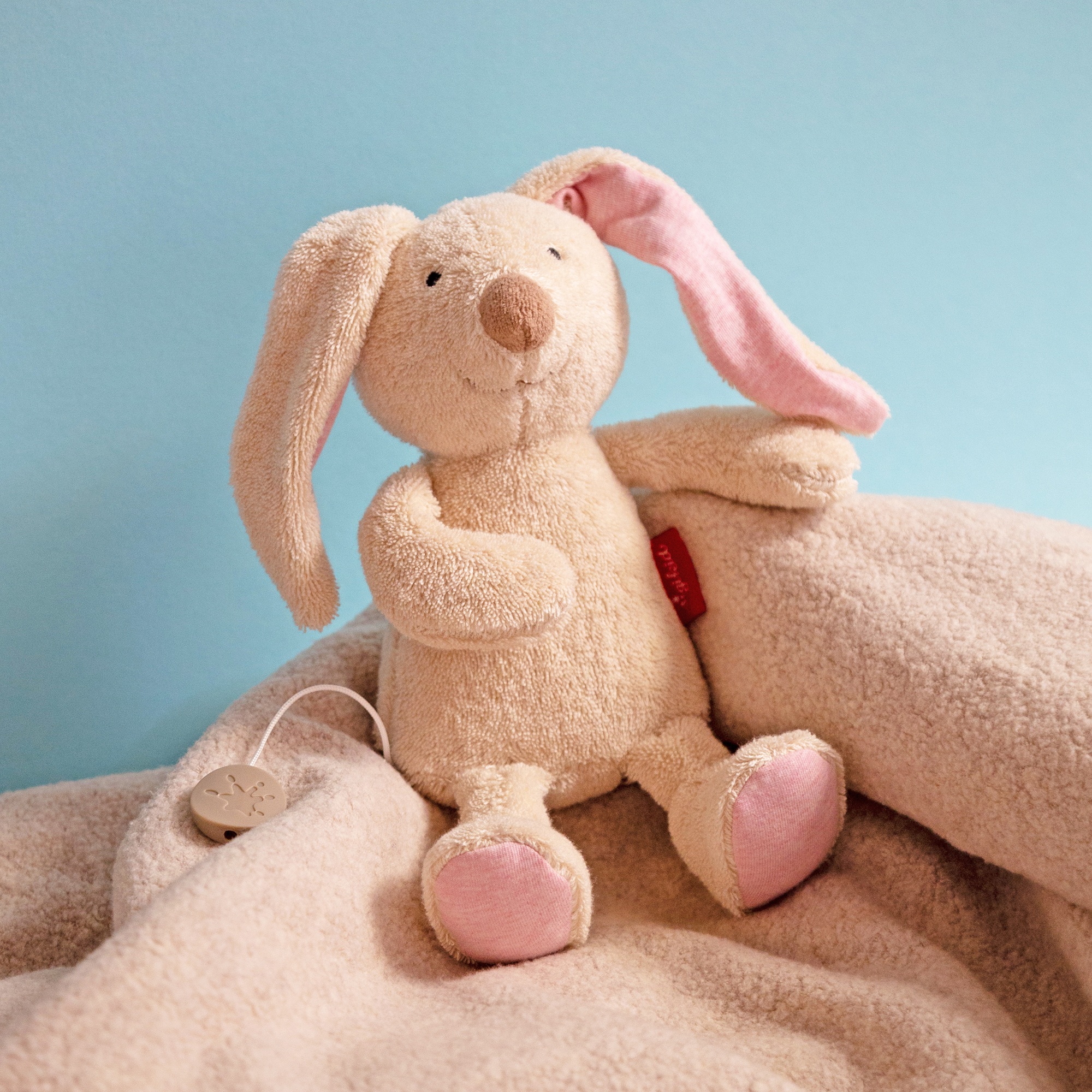 Baby Spieluhr Hase, Baumwolle & Kapok, Natural Friends