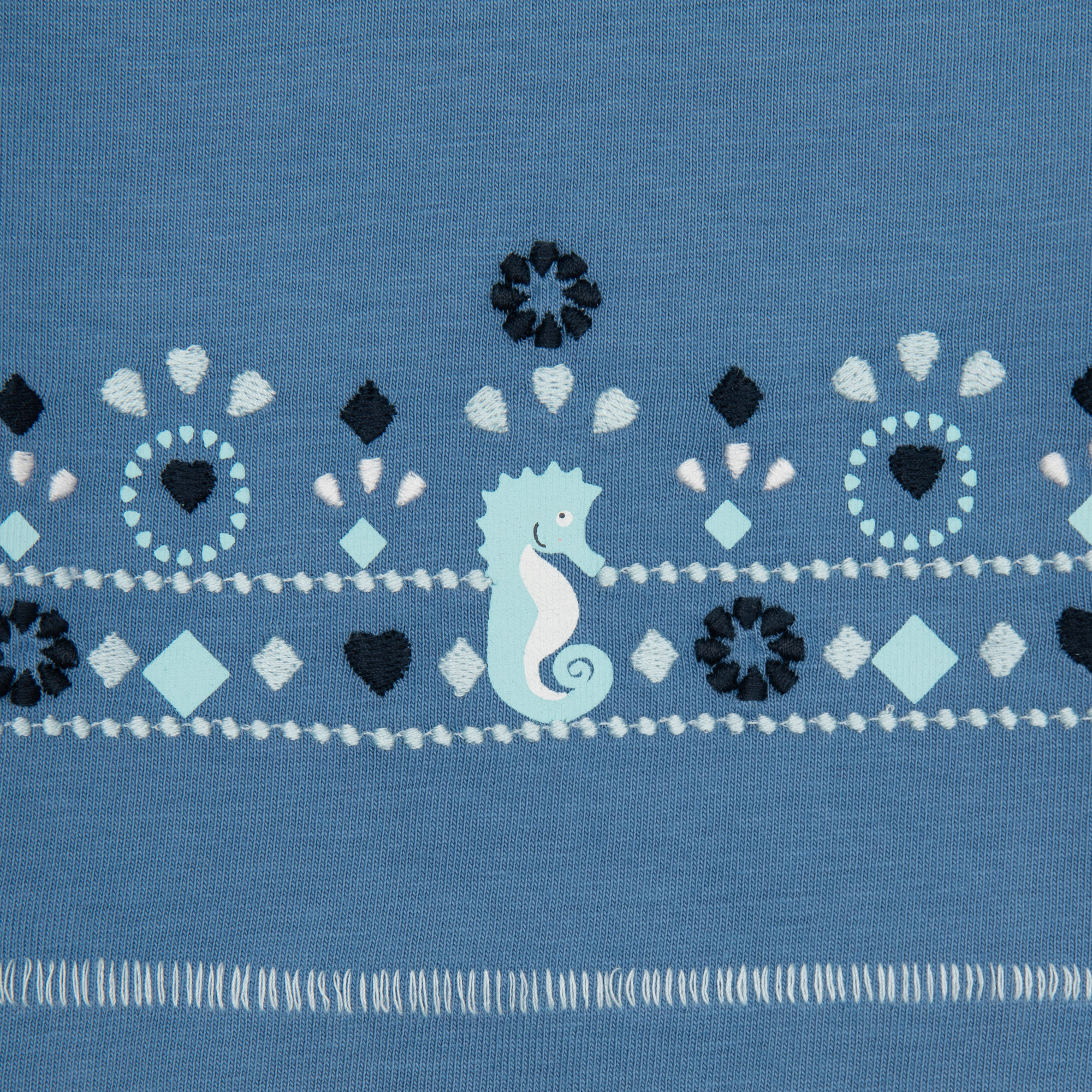 Baby T-Shirt mit Seepferdchen Motiv