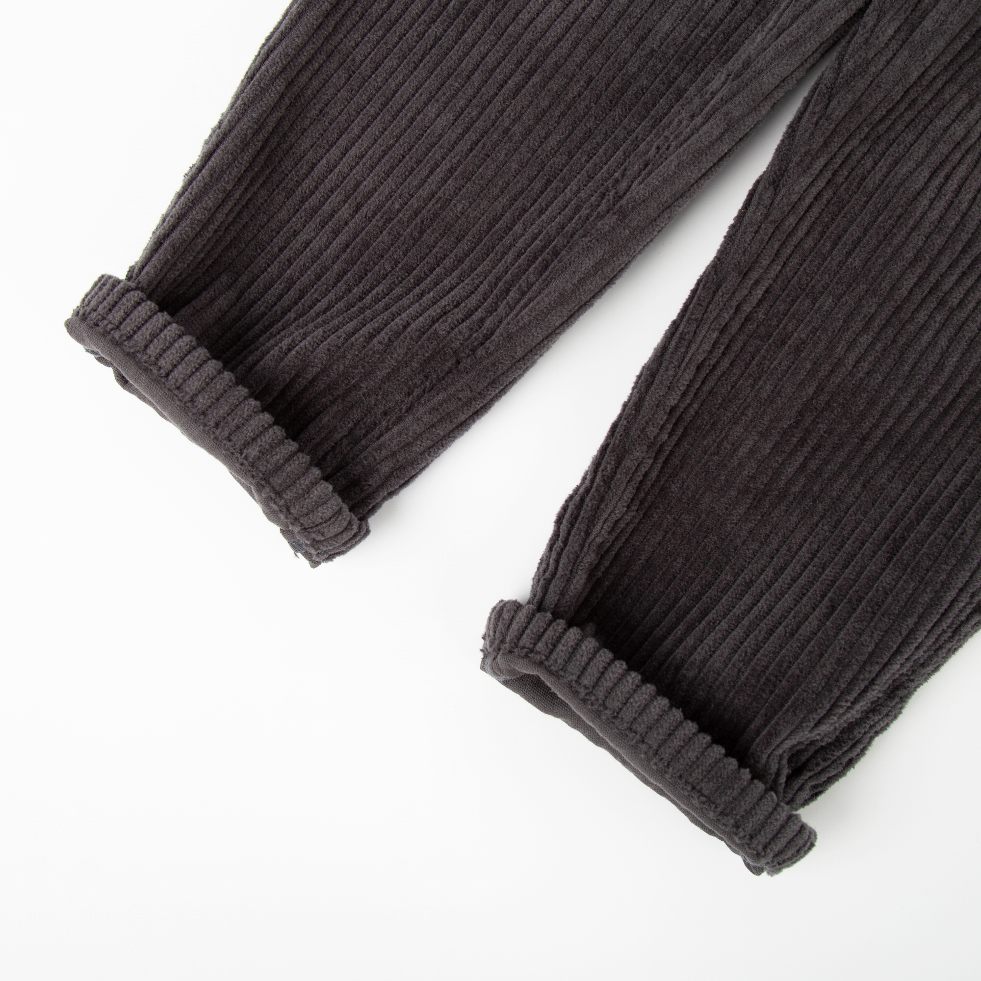 Kids' corduroy dungarees with adjustable straps, dark grey Kids' corduroy dungarees with adjustable straps, dark grey