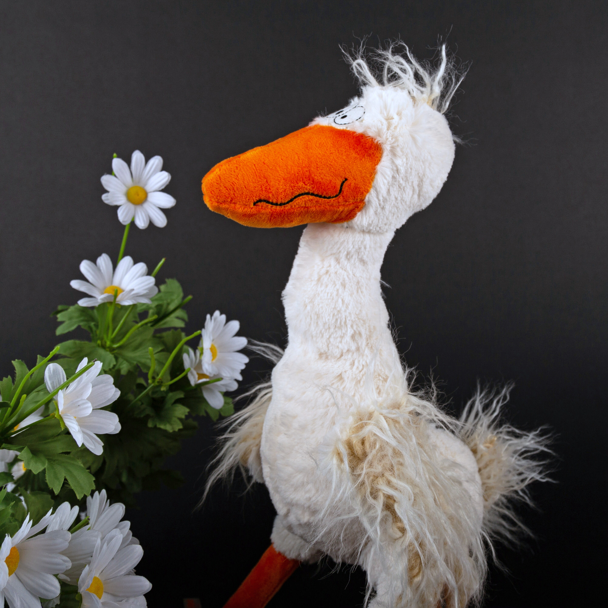 Plush goose Betta Swimma, KiKeRiKi Plush goose Betta Swimma, KiKeRiKi