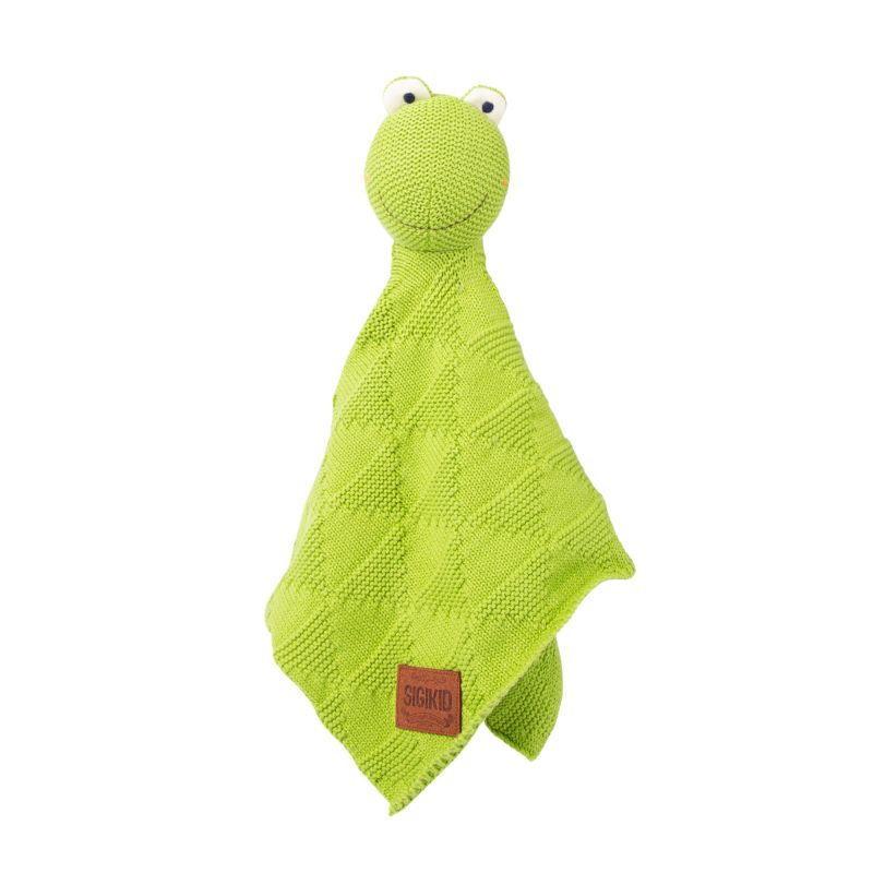 Sigikid Baby Strick-Schnuffeltuch Frosch