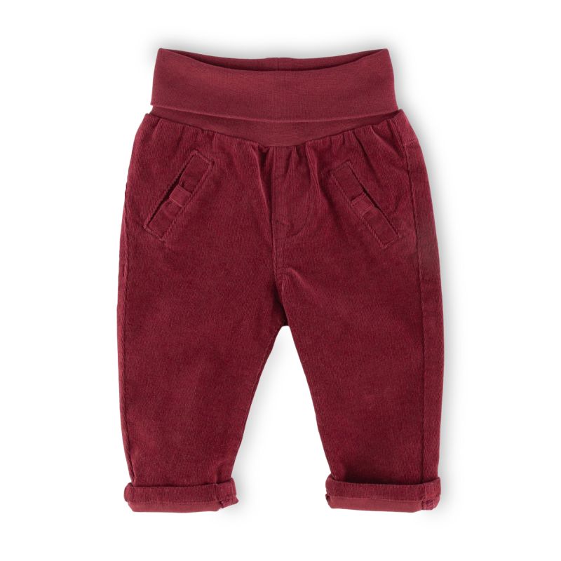 Sigikid Baby Cordhose, dunkelrot