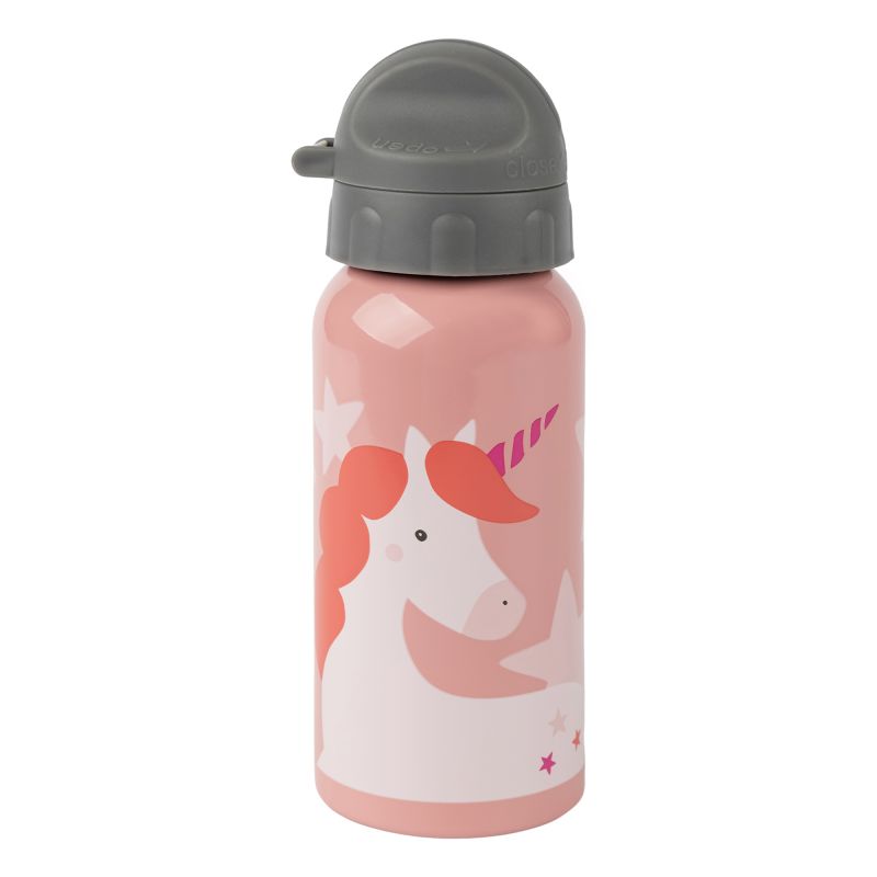 Sigikid Edelstahl Kinder Trinkflasche Einhorn, 400ml