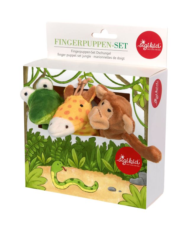 Sigikid Fingerpuppen-Set Dschungel