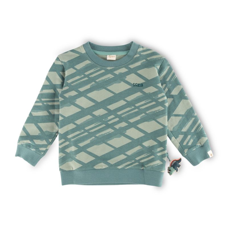 Sigikid Kinder Sweatshirt Dino, grün