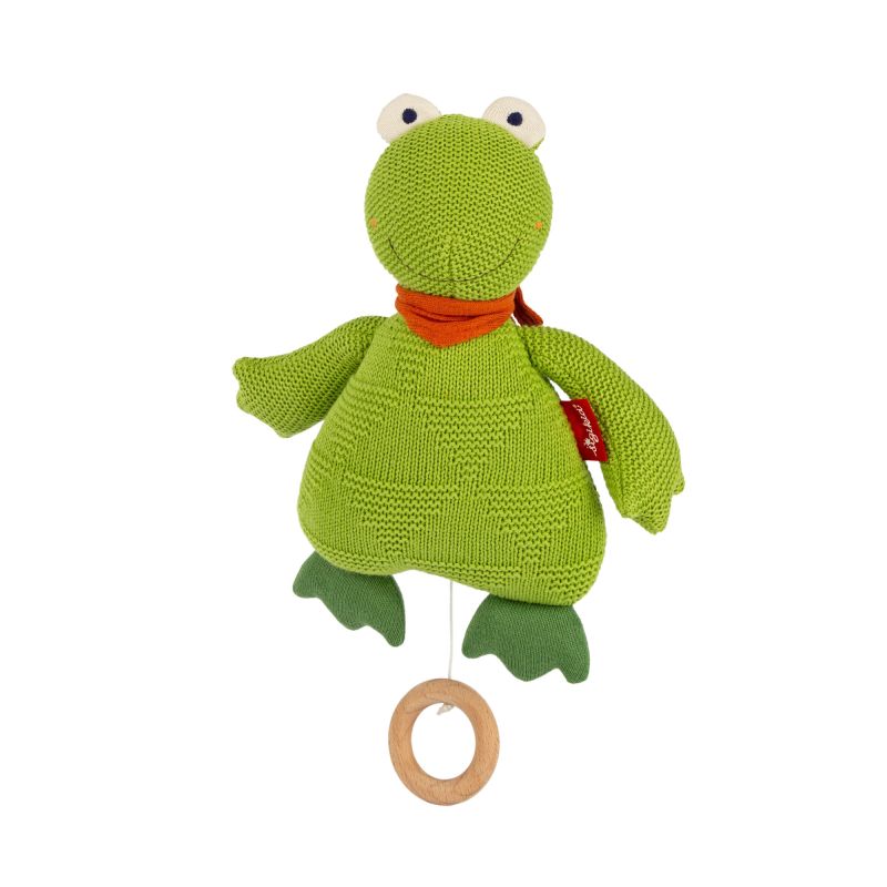 Sigikid Baby Strick-Spieluhr Frosch