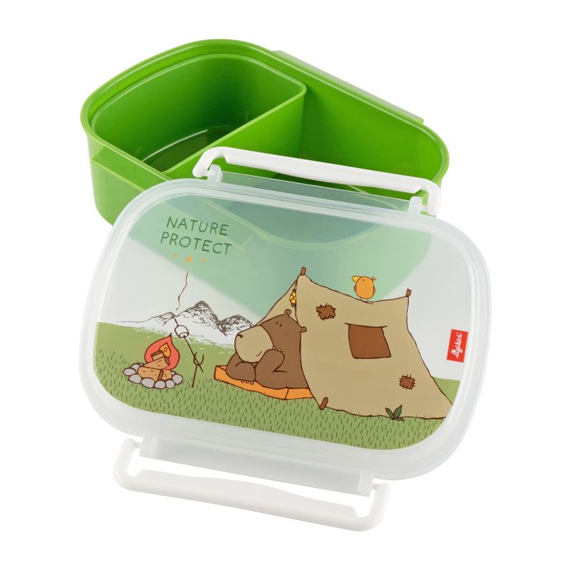 Sigikid Kinder Brotzeitbox mit Bär Forest Grizzly