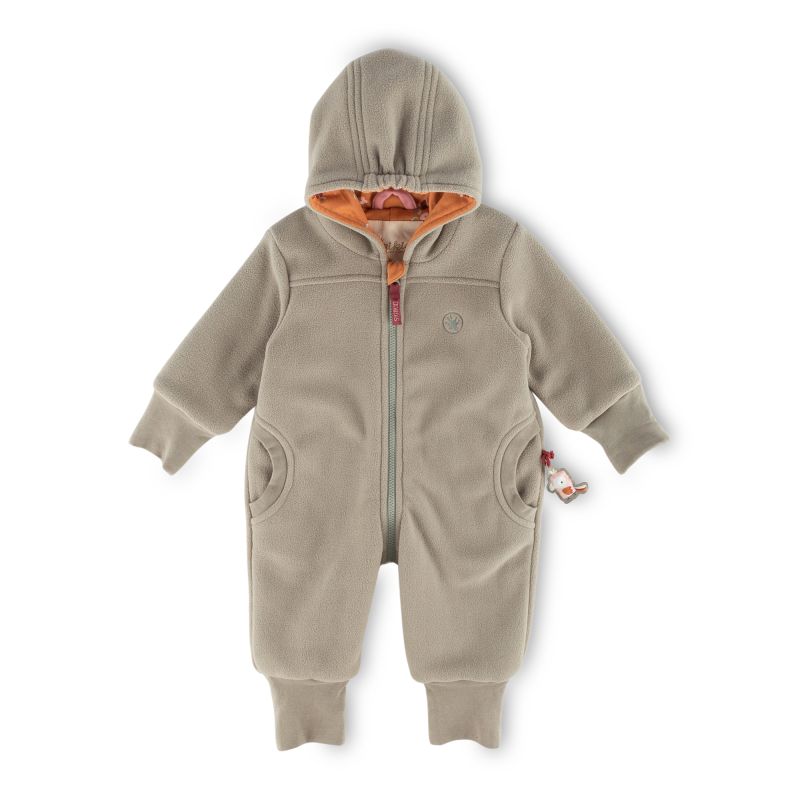 Sigikid Baby Fleeceoverall mit Bündchen, grün