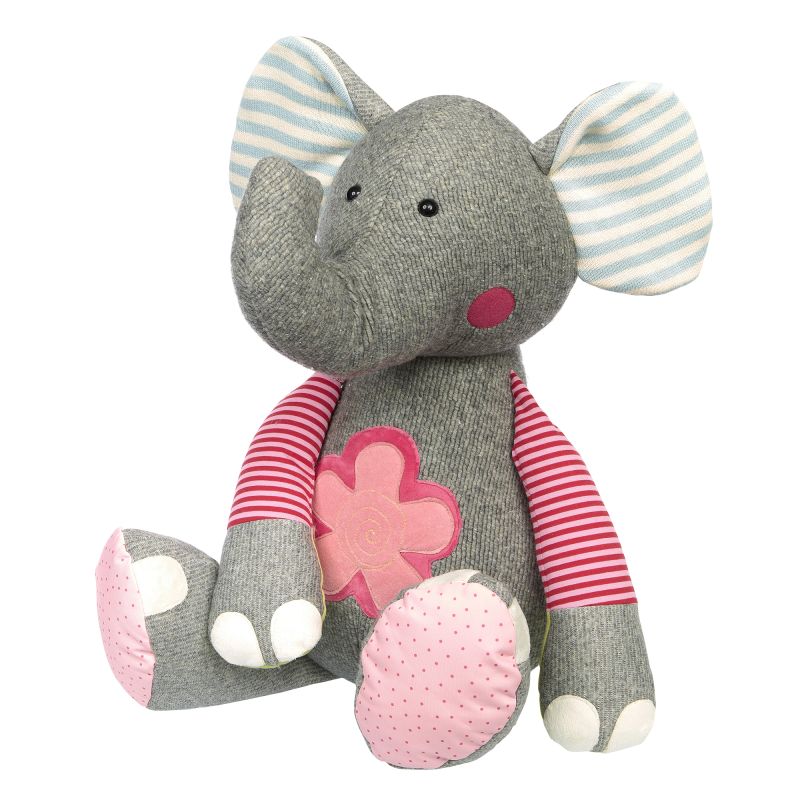 Sigikid XXL Kuscheltier Elefant im Patchworkstyle