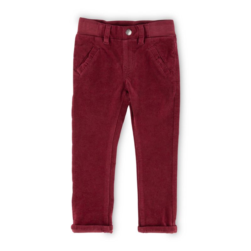 Sigikid Kinder Cordhose, dunkelrot