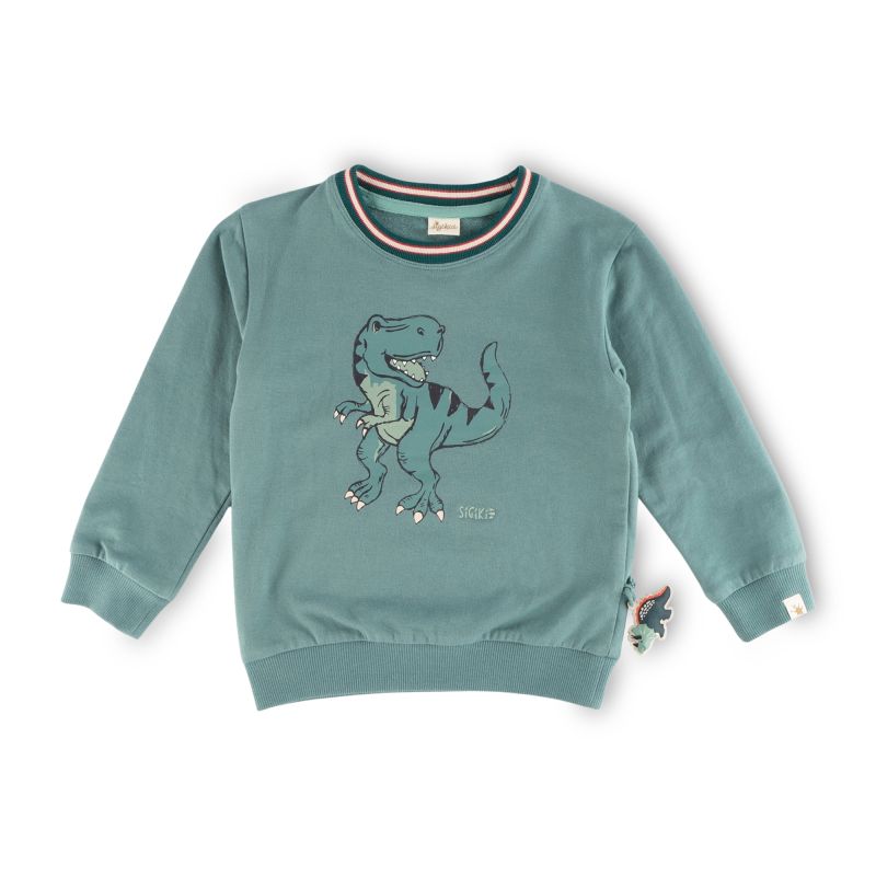 Sigikid Kinder Sweatshirt Dino, grün