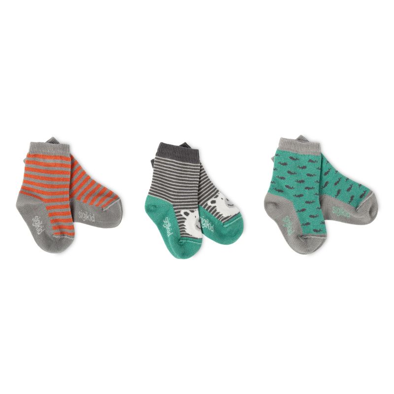 Sigikid Baby 3er Socken-Set Eisbär