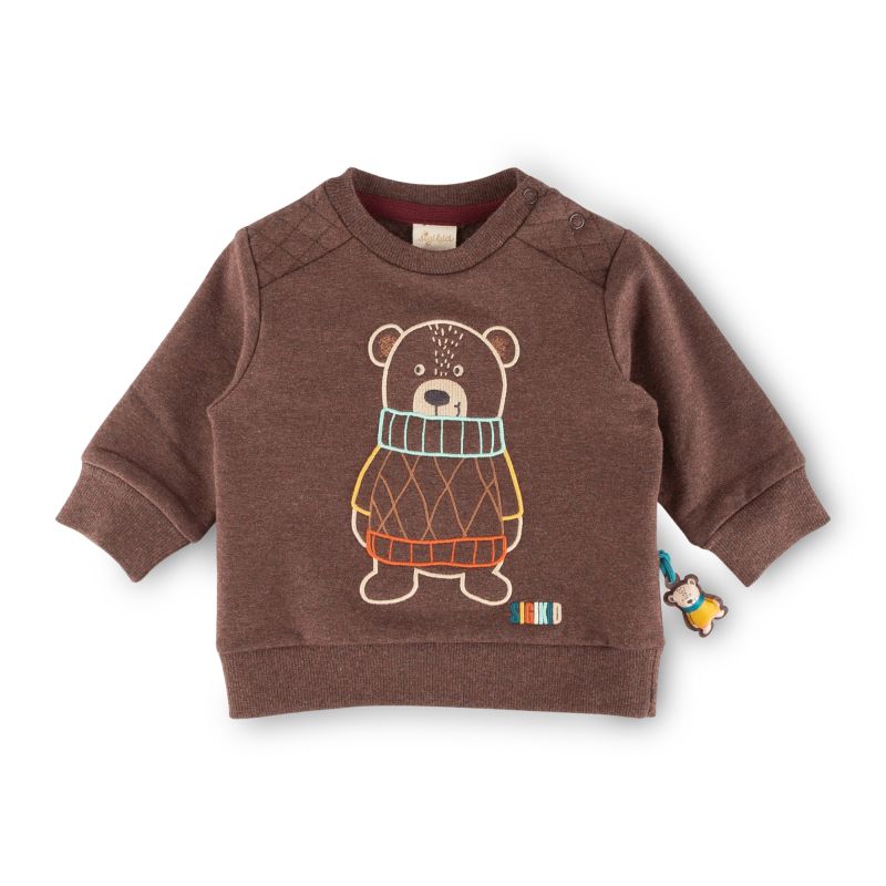 Sigikid Baby Sweatshirt Bär, braun