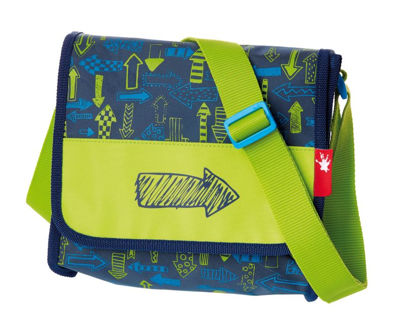 Sigikid Kindergarten Tasche blau-grün mit Pfeilen