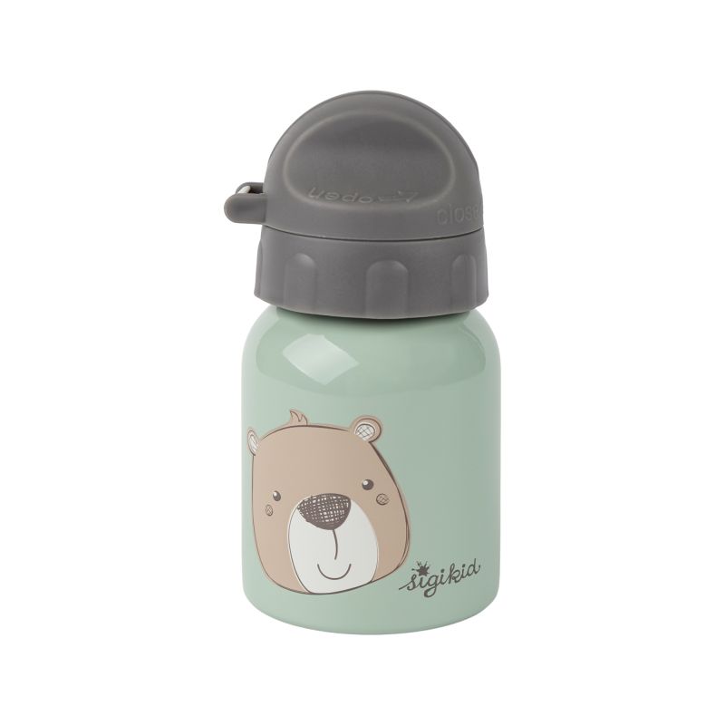 Sigikid Edelstahl Kinder Trinkflasche Bär, 250ml