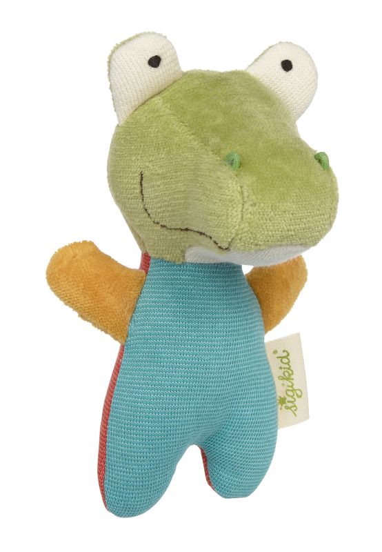 Sigikid Baby Greifling Krokodil, Green Collection